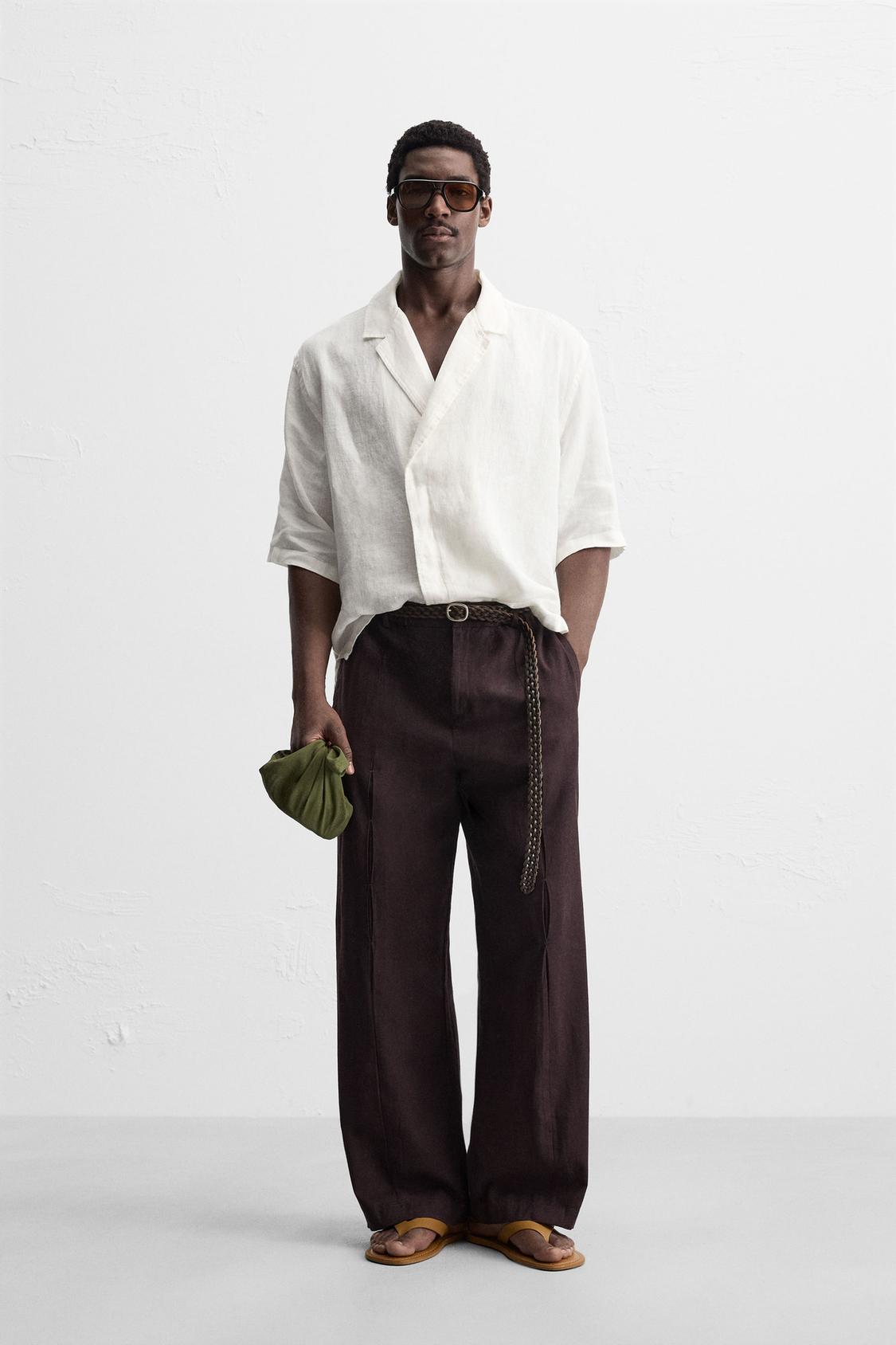 CHEMISE KIMONO 100 % LIN