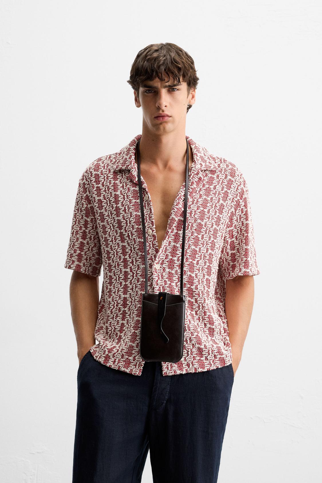 CHEMISE STRUCTURÉE CROCHET