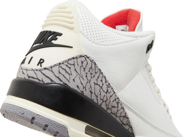 Air Jordan 3 -Blanc / Noir