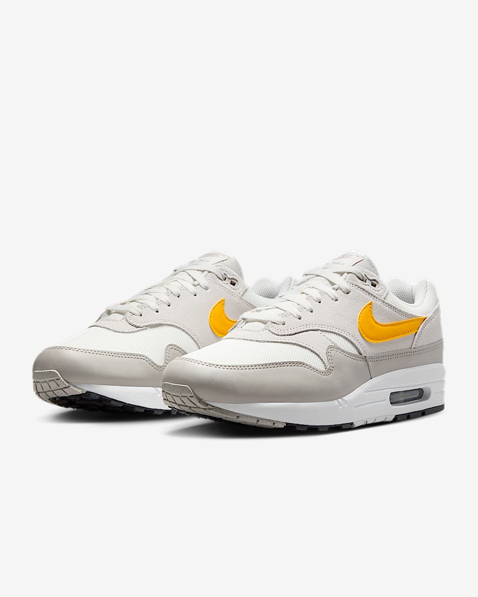 Air Max 1 - Blanc / Jaune