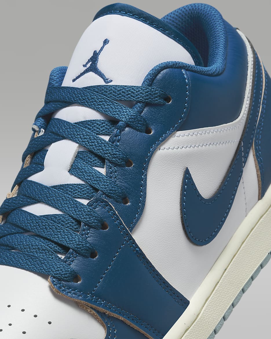 Air Jordan 1 Low - Bleu / Blanc