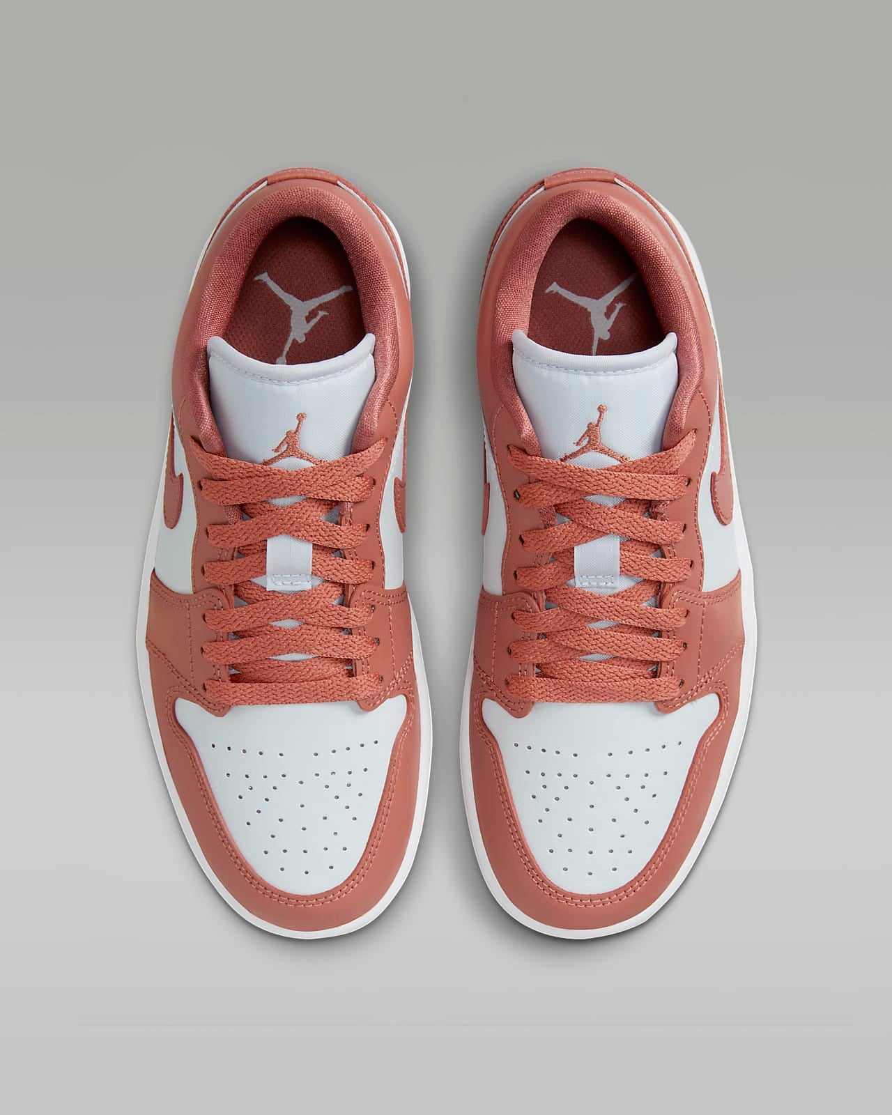 Air Jordan 1 Low - Rose / Blanc