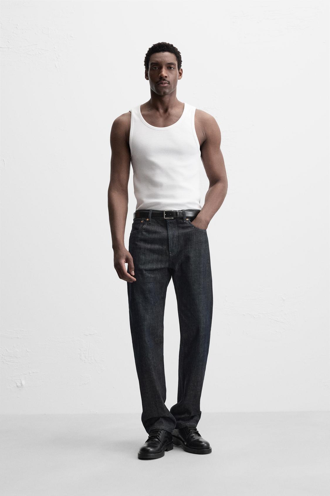 T-SHIRT DÉBARDEUR BASIQUE CÔTELÉ