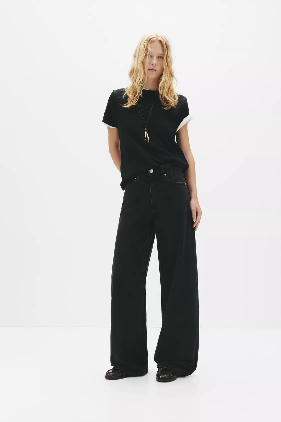 JEAN WIDE LEG TAILLE HAUTE