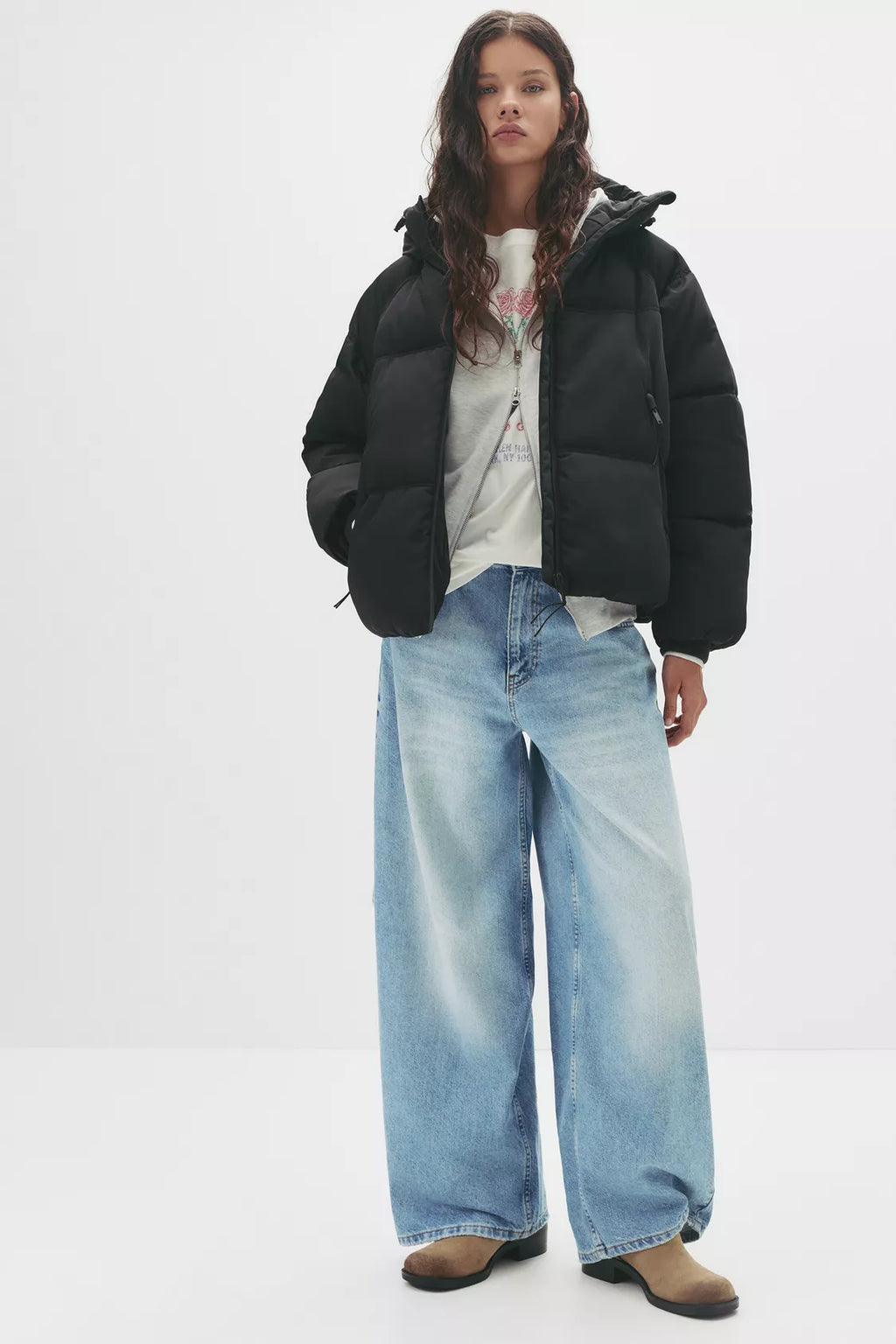 VESTE MATELASSÉE À CAPUCHE