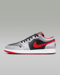 Air Jordan 1 Low - Gris / Rouge