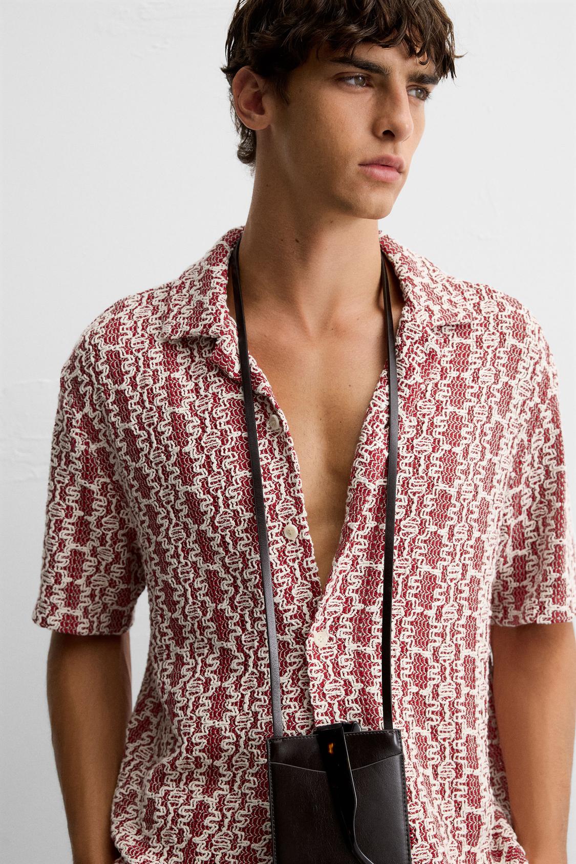 CHEMISE STRUCTURÉE CROCHET