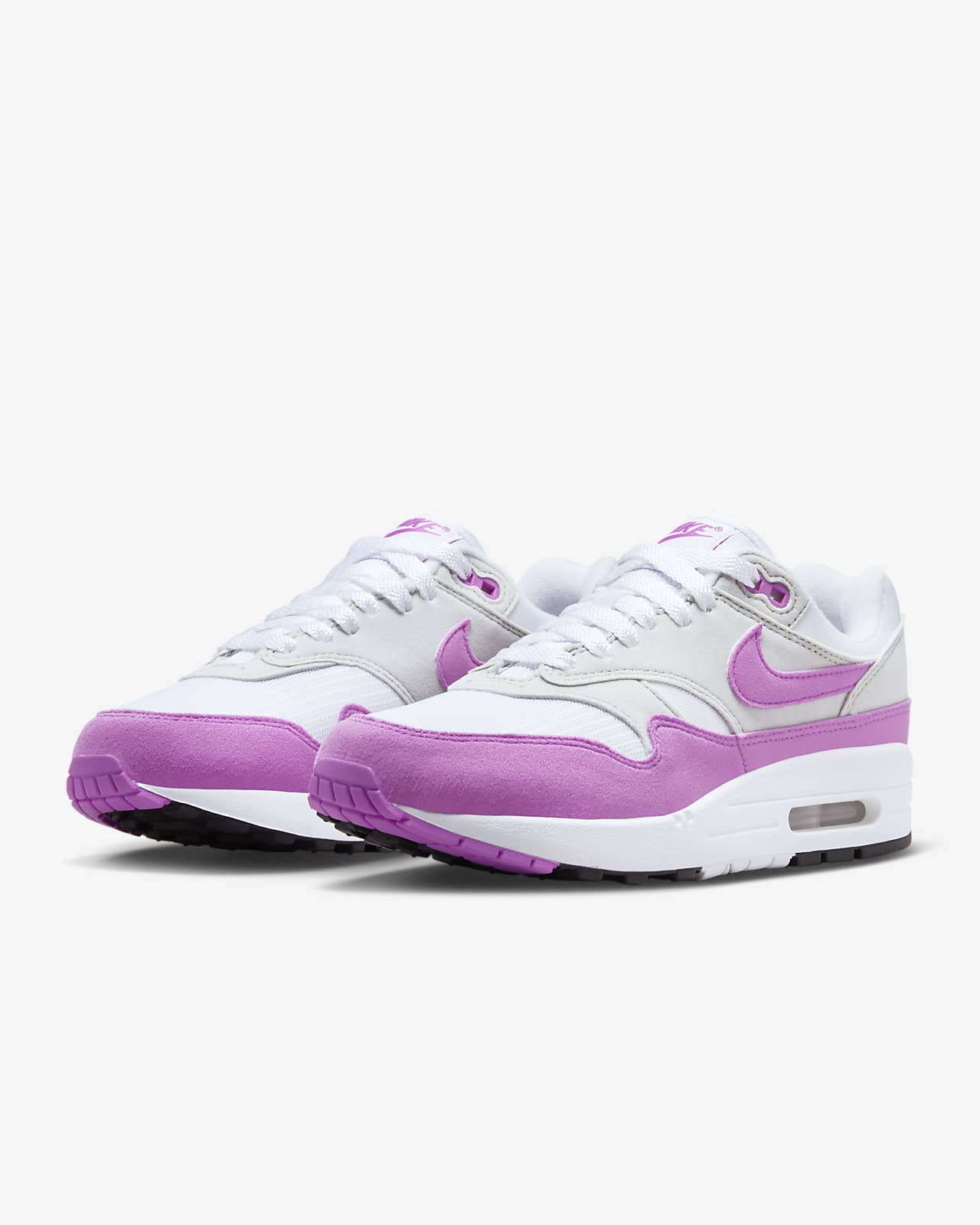 Air Max 1 Rose / Blanc