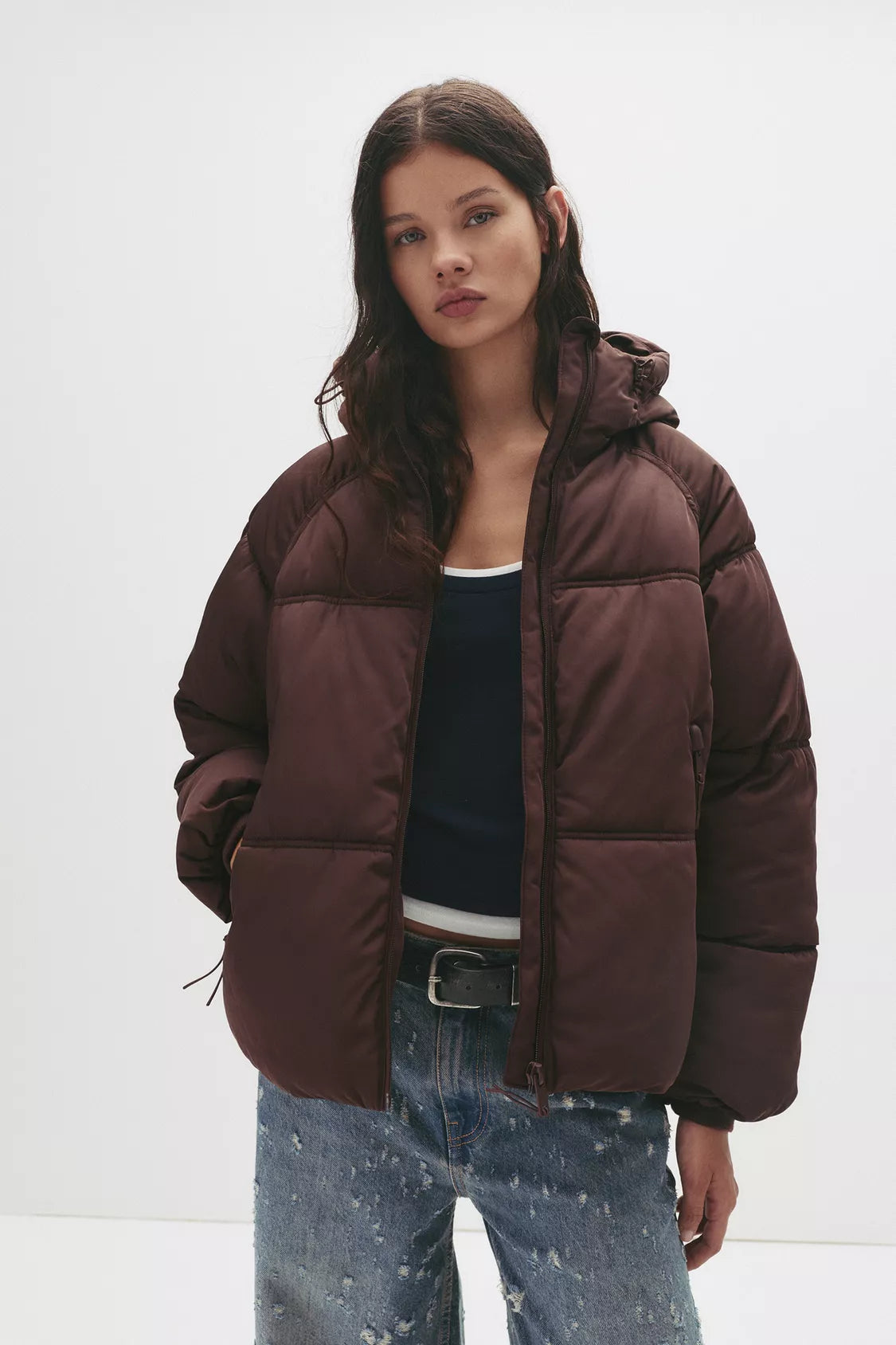 VESTE MATELASSÉE À CAPUCHE