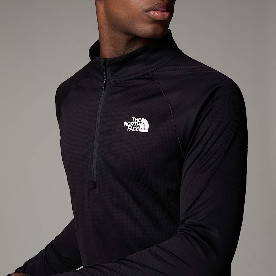 Haut manches longues à col zippé Sunriser pour homme