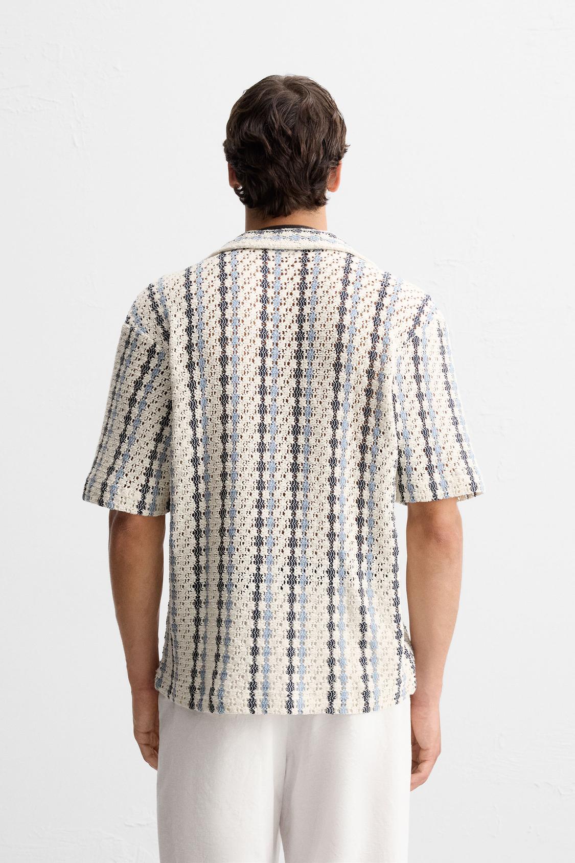 CHEMISE STRUCTURÉE CROCHET