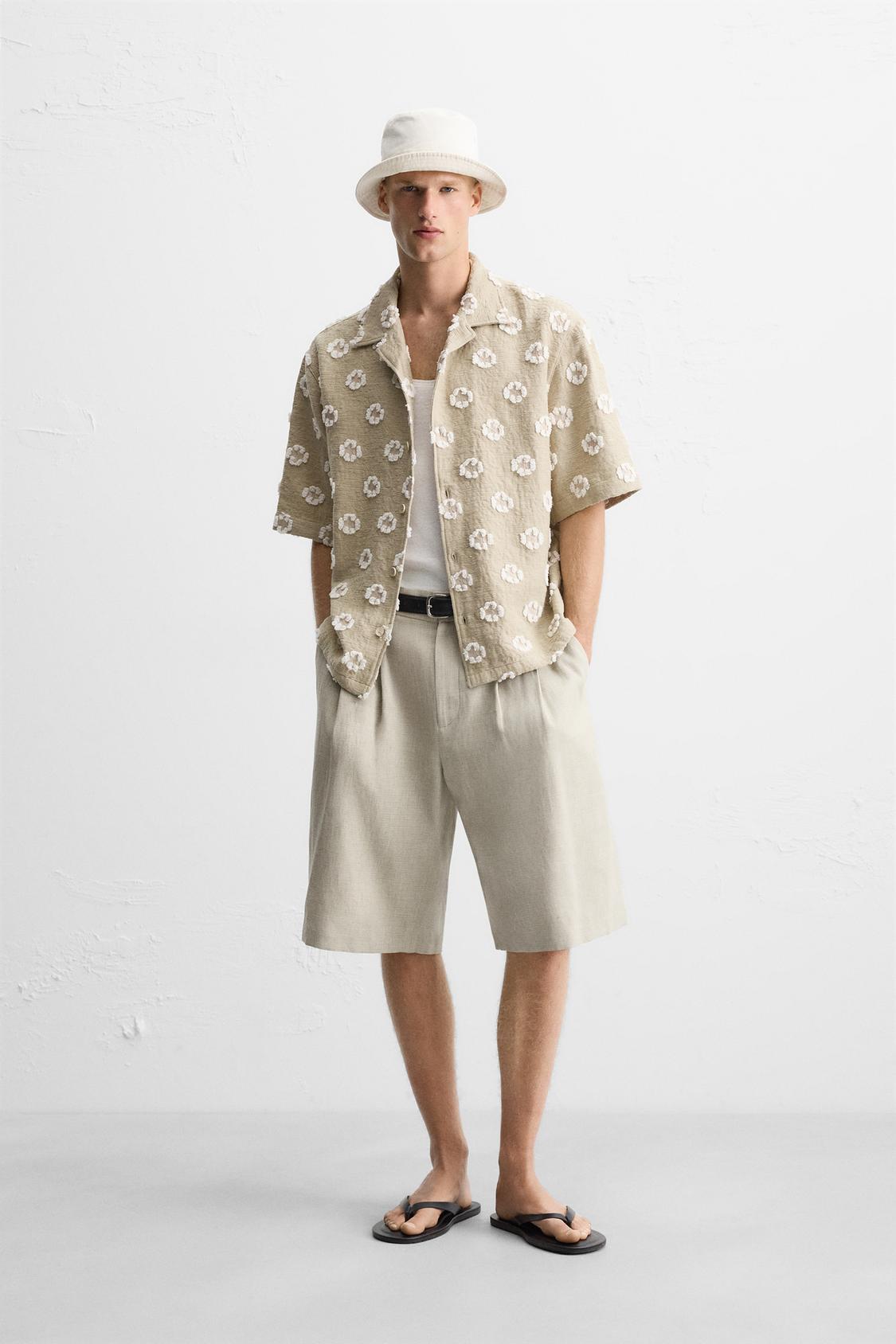 CHEMISE JACQUARD TEXTURÉ