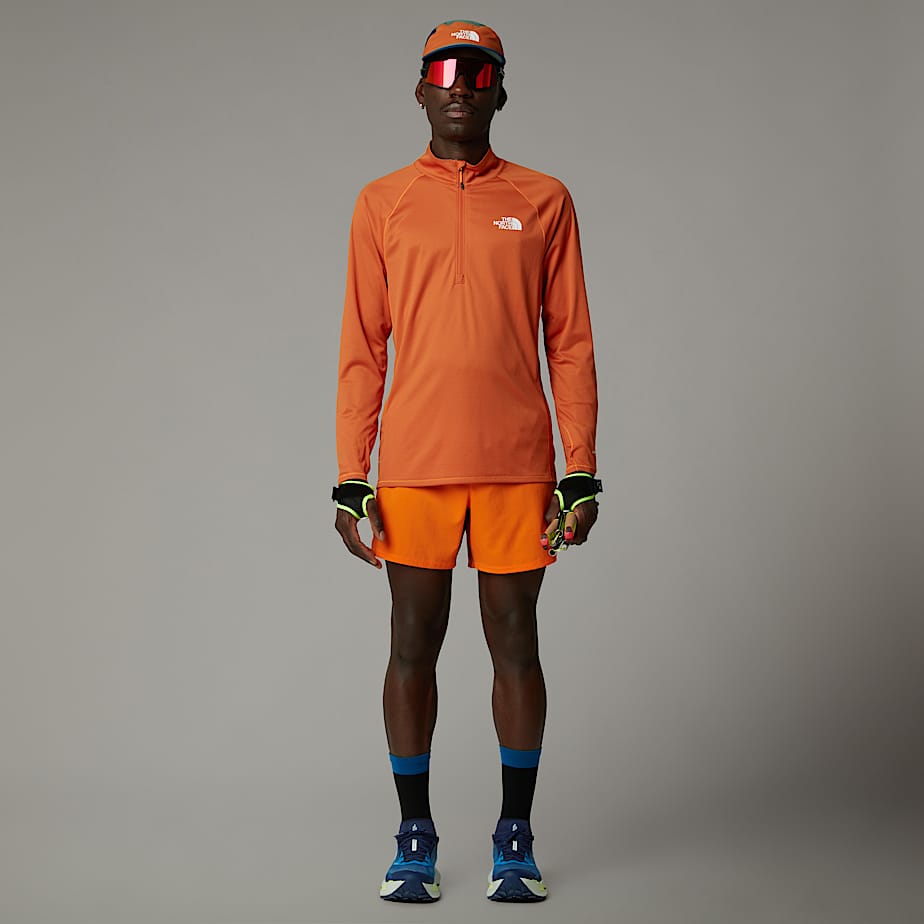 Haut manches longues à col zippé Sunriser pour homme