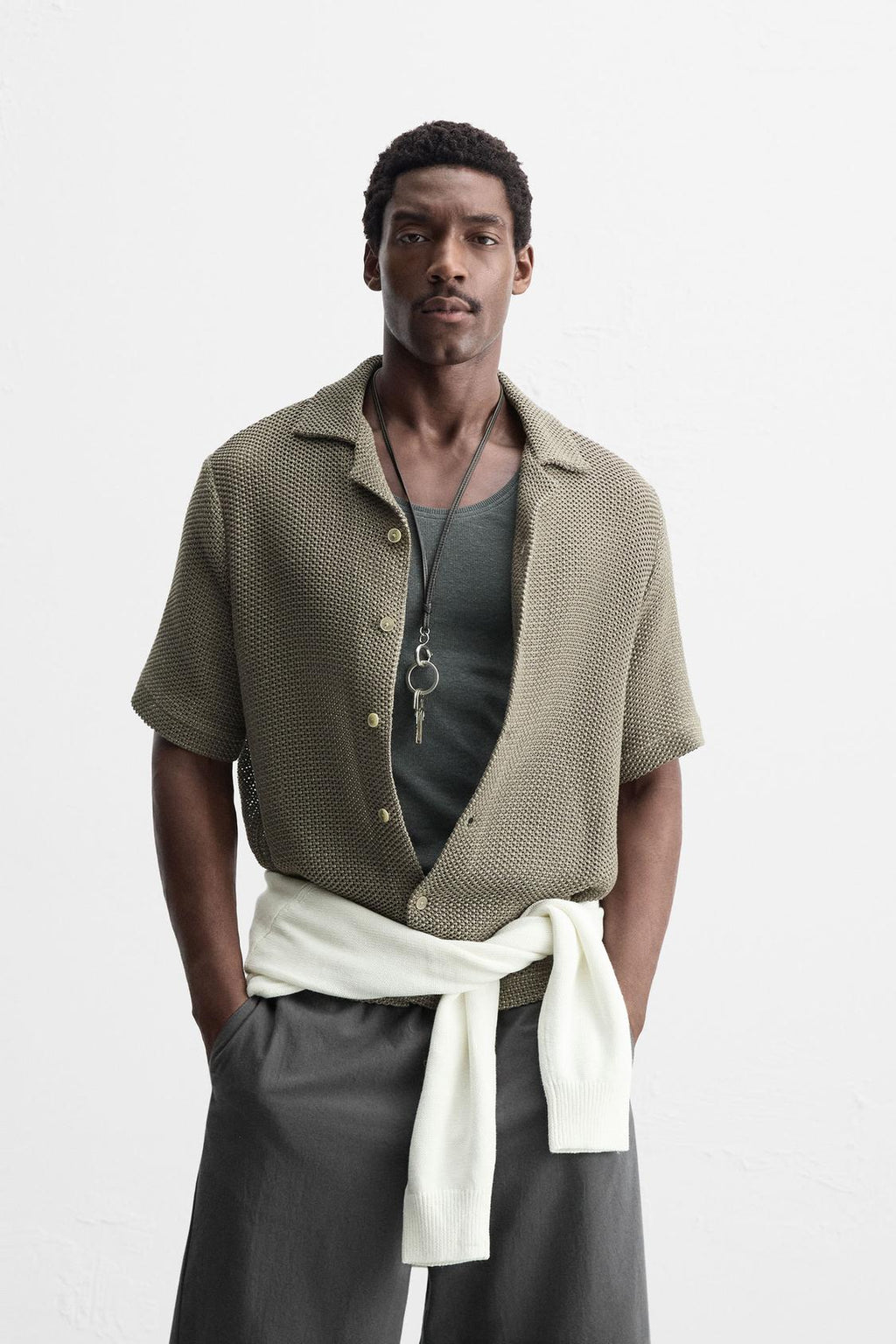 CHEMISE STRUCTURÉE OUVERTE