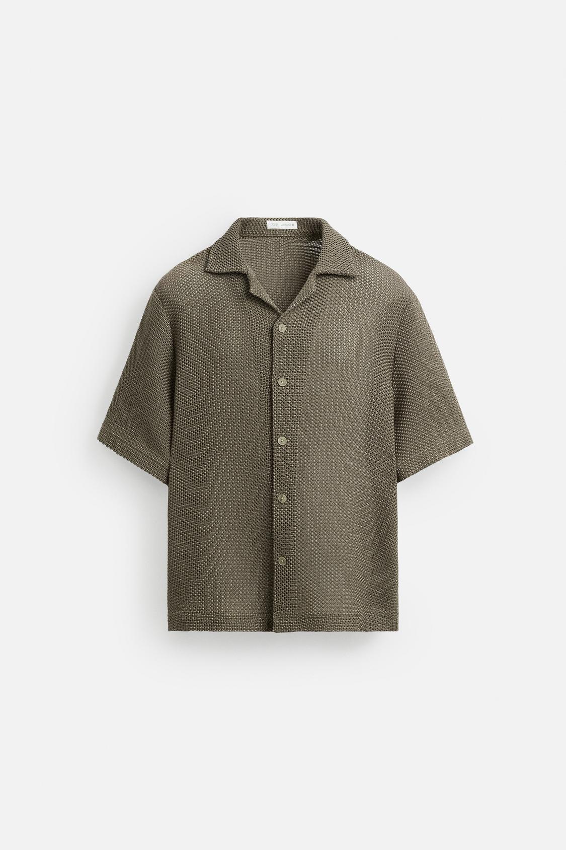 CHEMISE STRUCTURÉE OUVERTE