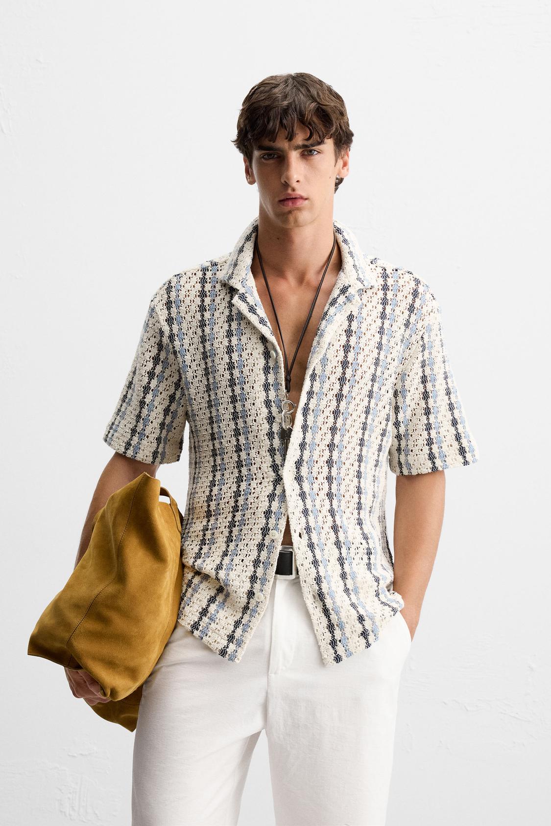 CHEMISE STRUCTURÉE CROCHET