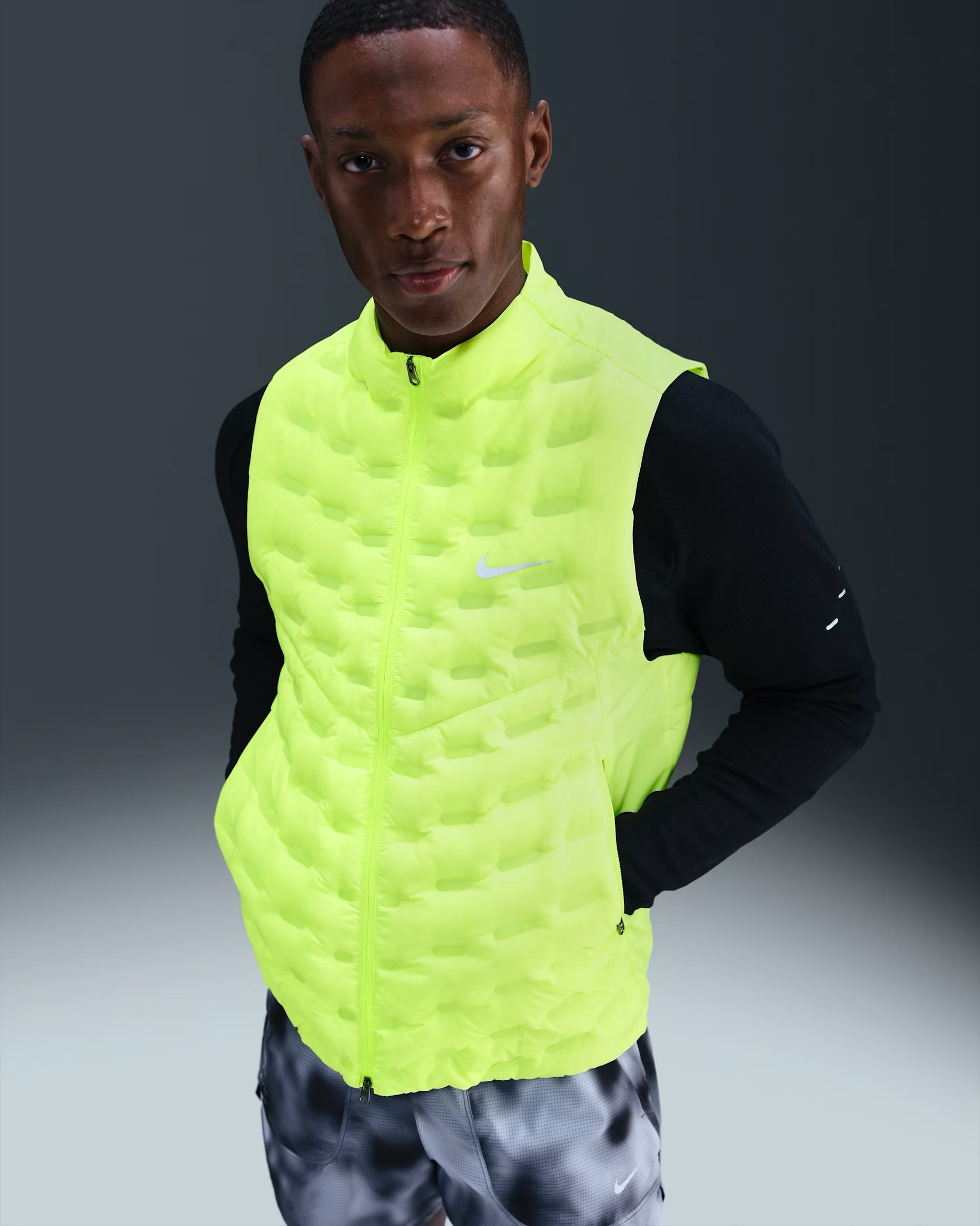 Veste de Running sans Manches en Duvet