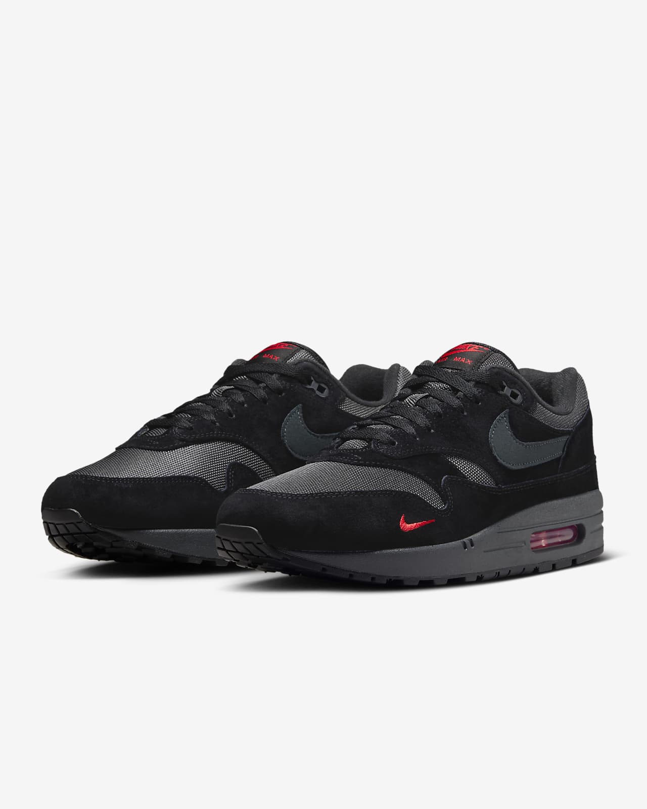 Air Max 1 - Noir / Rouge