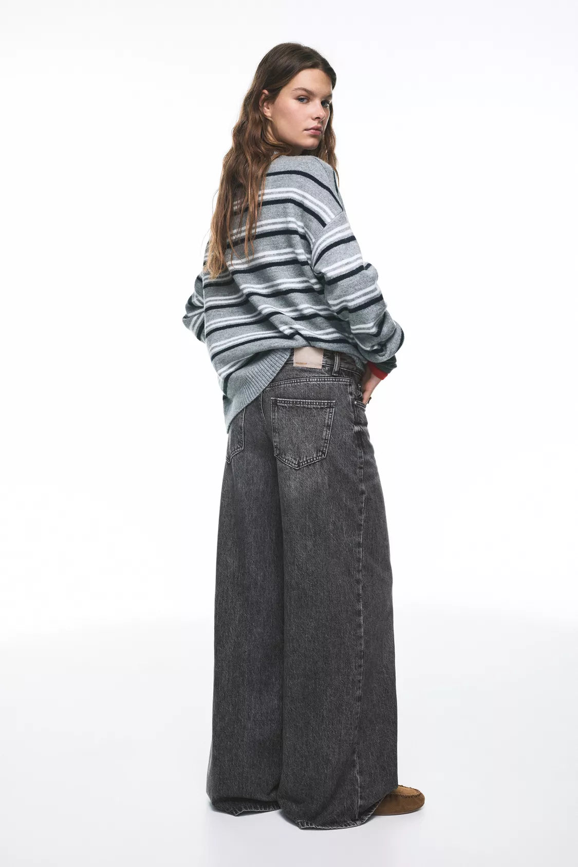 JEANS WIDE LEG TAILLE BASSE