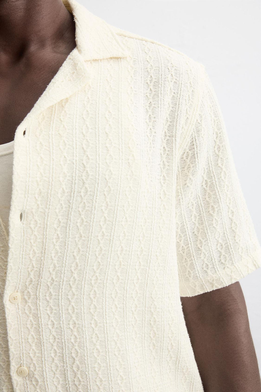 CHEMISE JACQUARD GÉOMÉTRIQUE