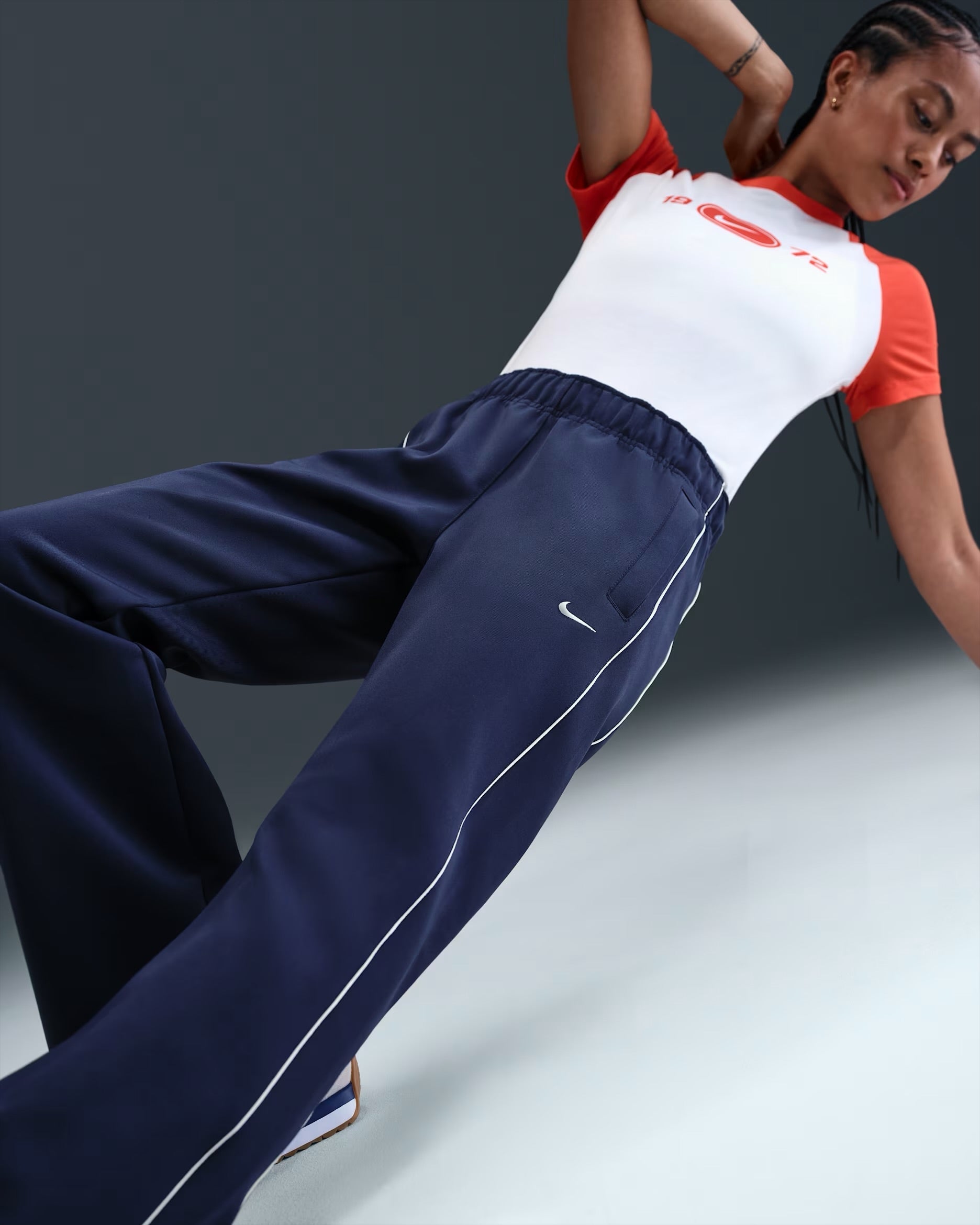 Pantalon En Maille Coupe Slim à Taille Mi-Haute