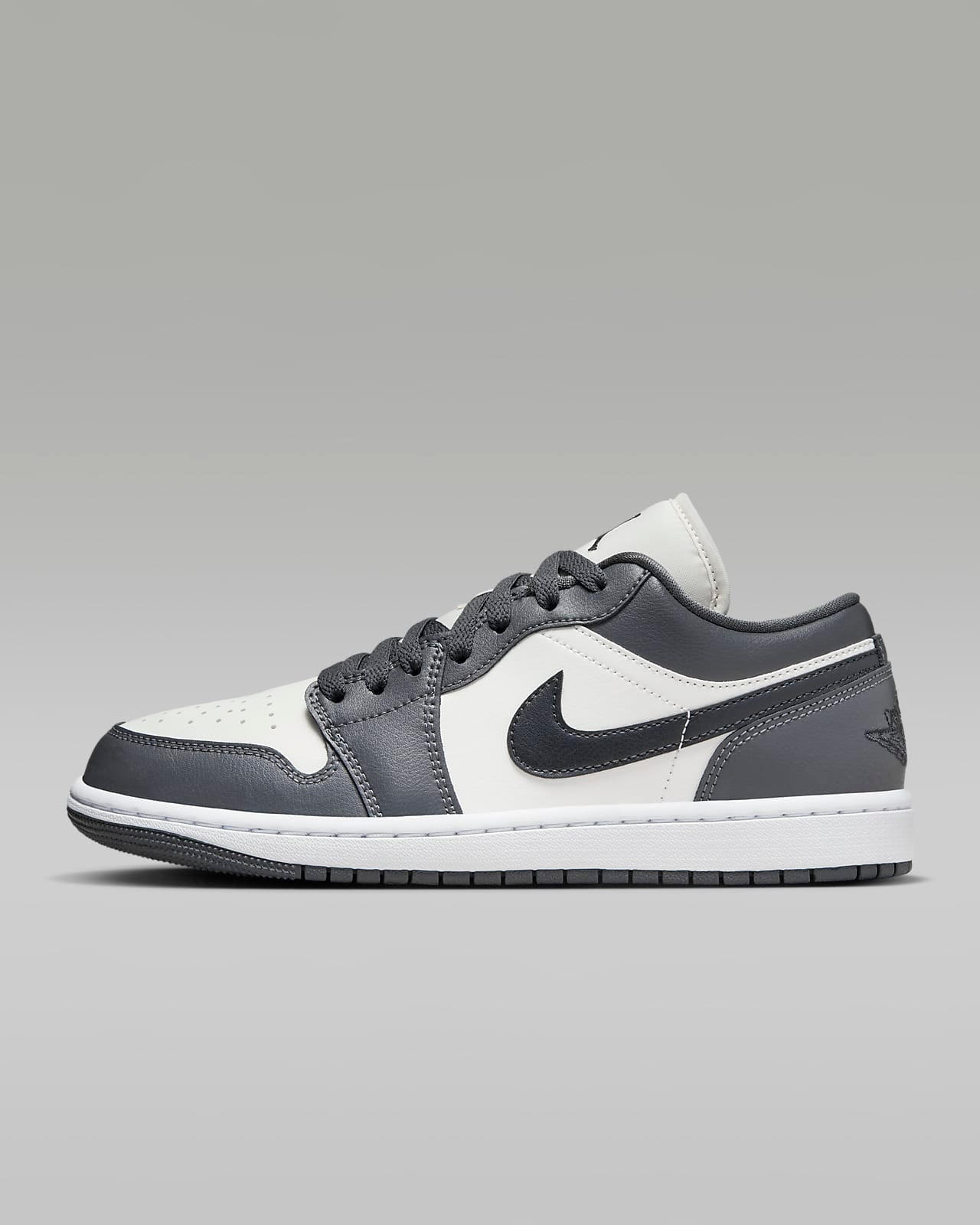 Air Jordan 1 Low - Gris / Blanc