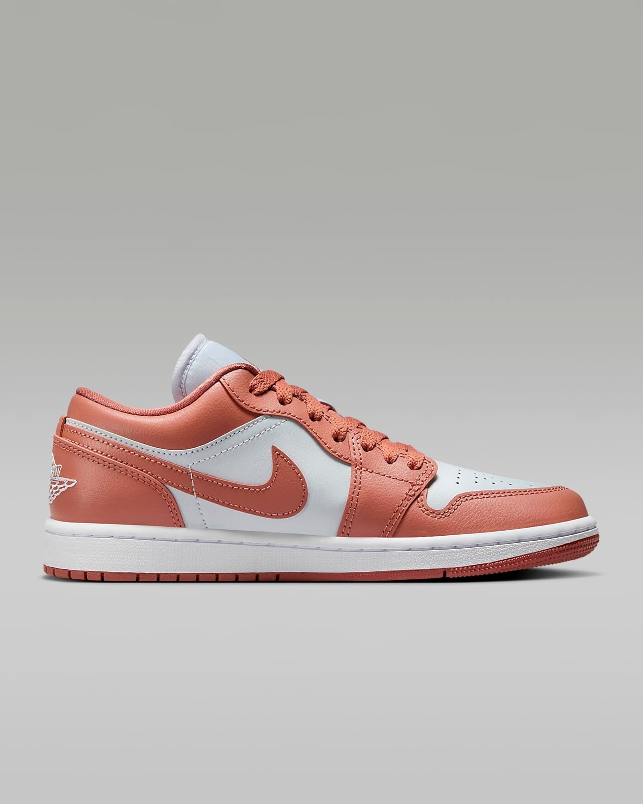 Air Jordan 1 Low - Rose / Blanc