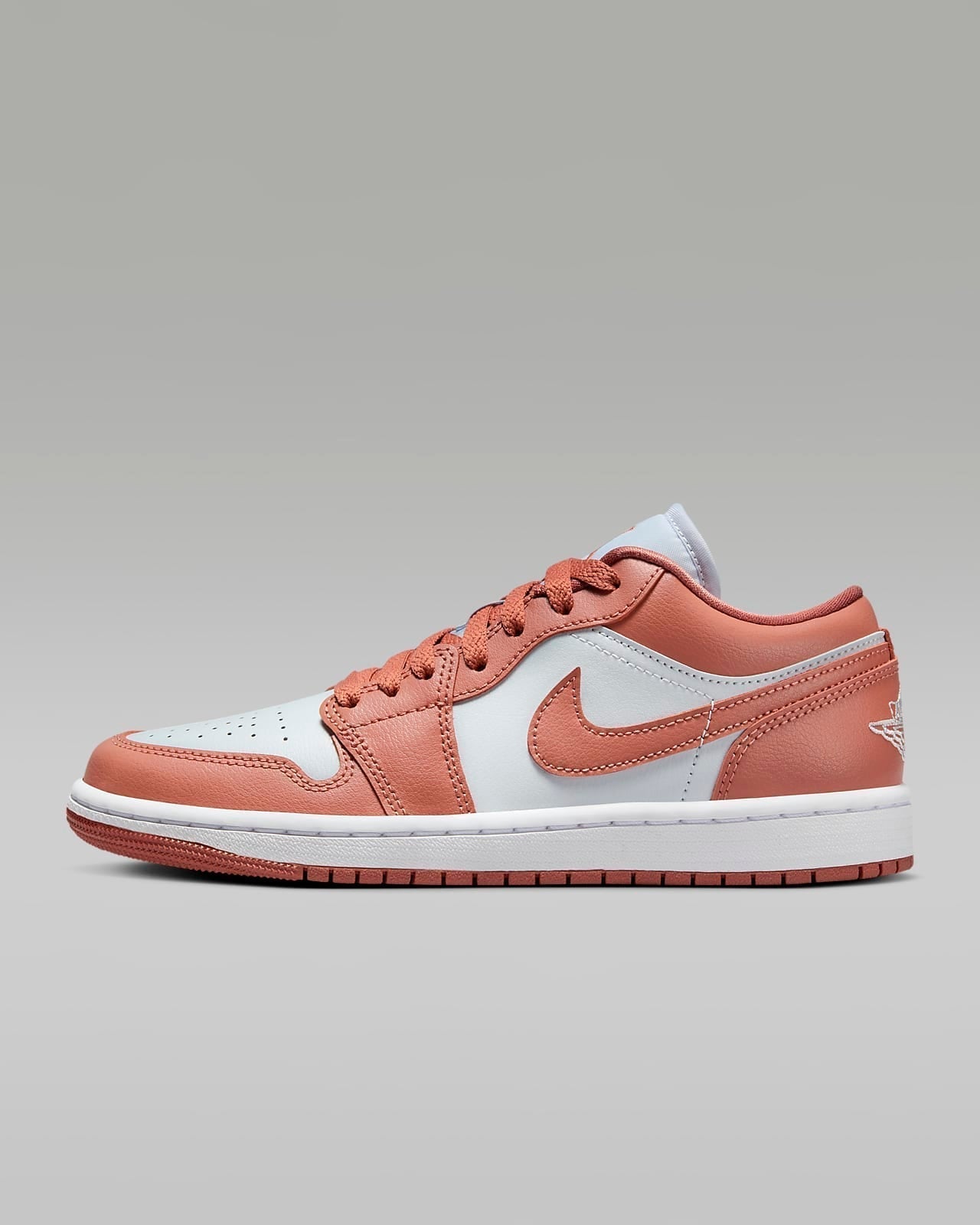 Air Jordan 1 Low - Rose / Blanc