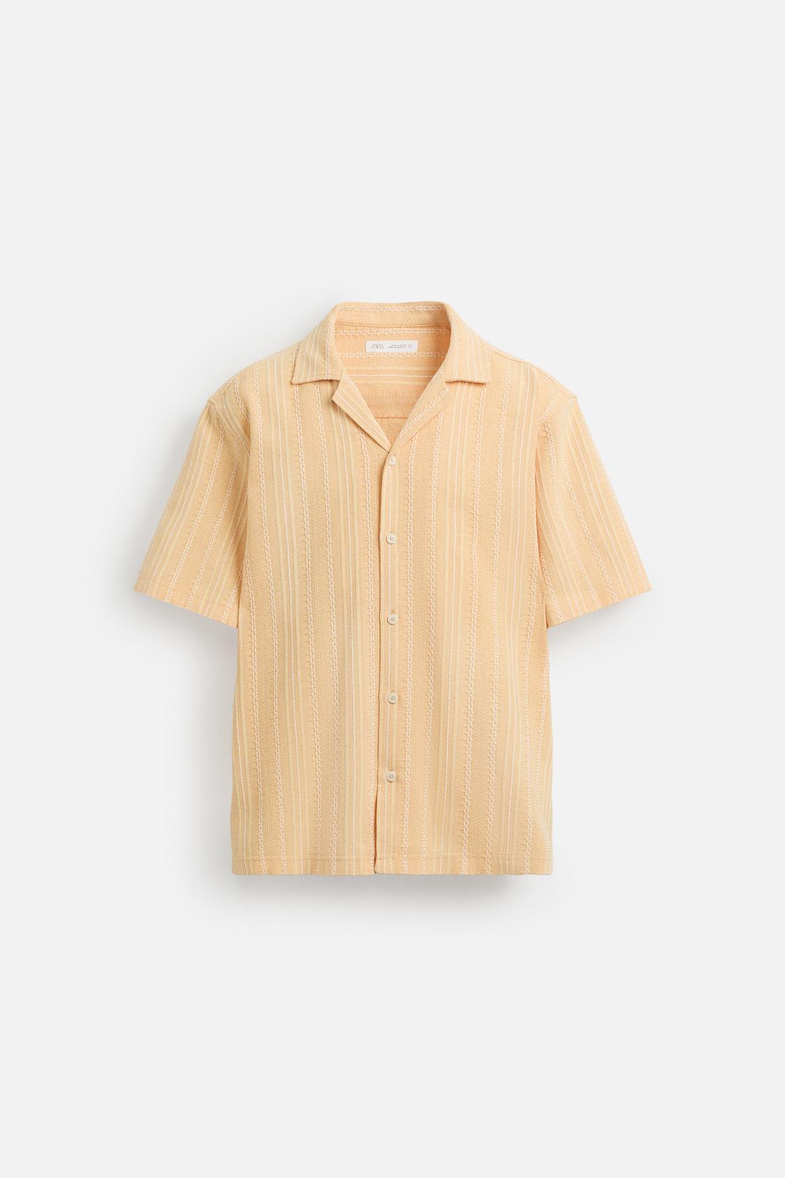 CHEMISE JACQUARD GÉOMÉTRIQUE