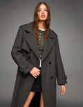 TRENCH COAT OVERSIZE EN LAINE