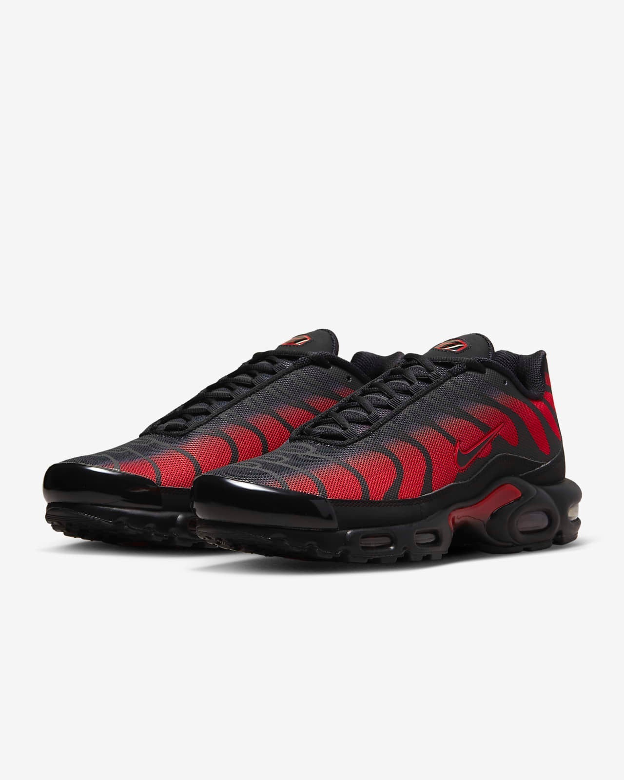 Air Max Plus Tn - Double lace - Rouge et Noir