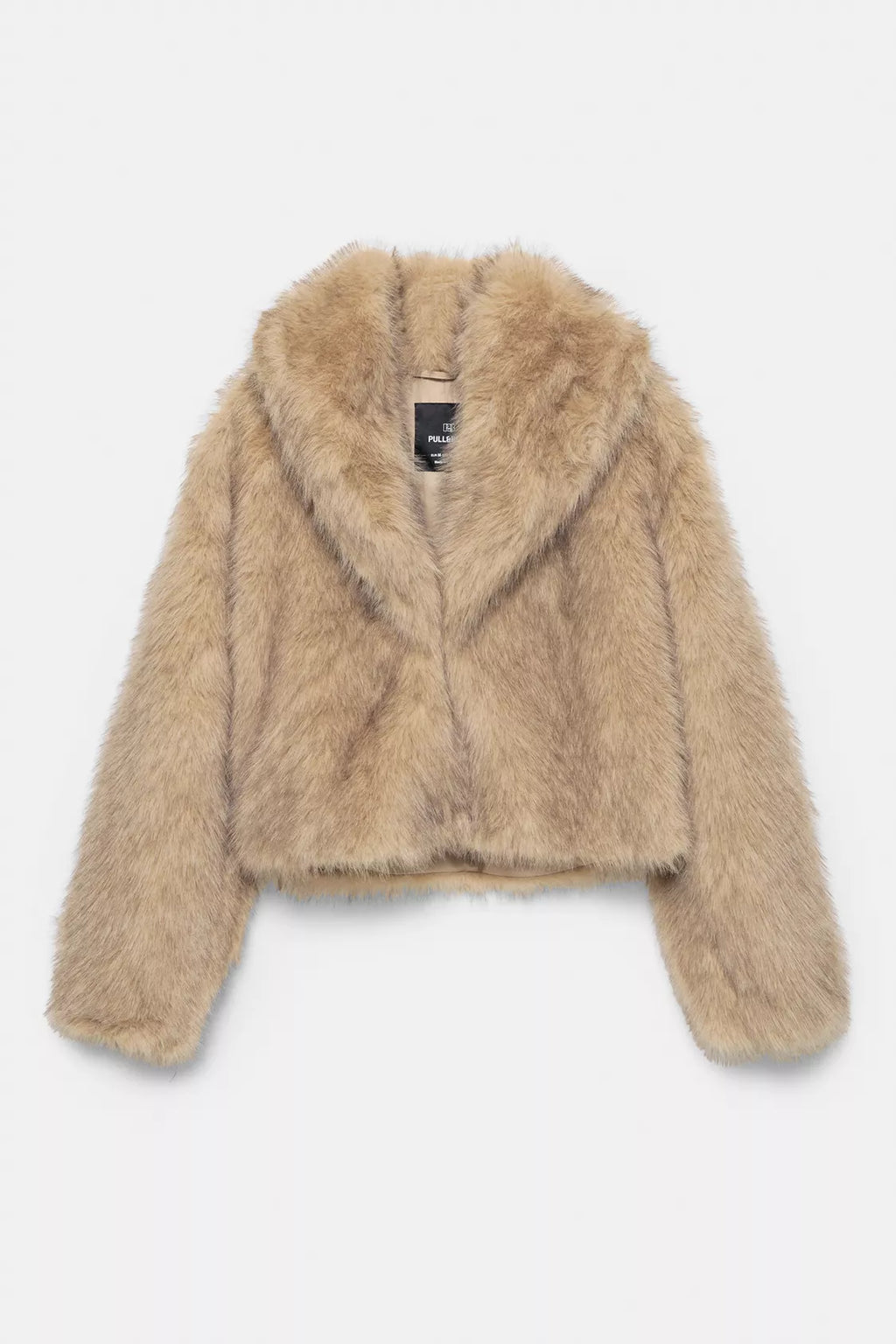 MANTEAU COURT EN FAUSSE FOURRURE