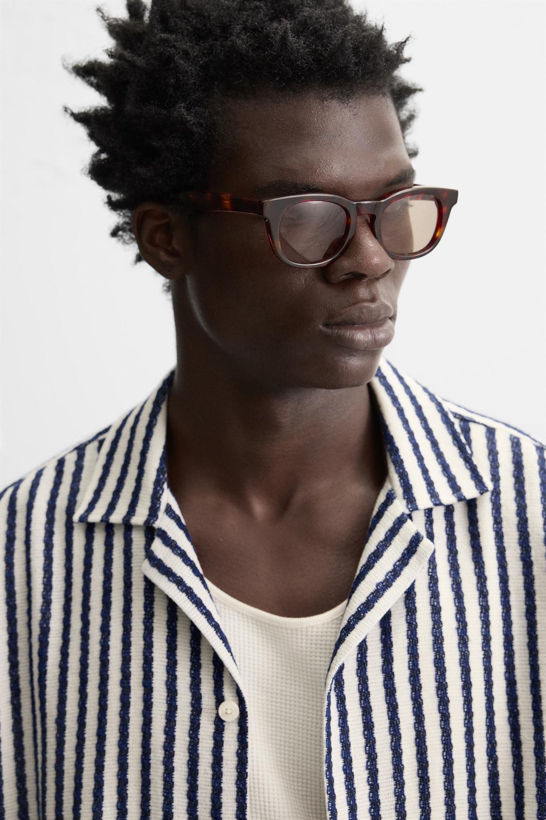 CHEMISE JACQUARD GÉOMÉTRIQUE