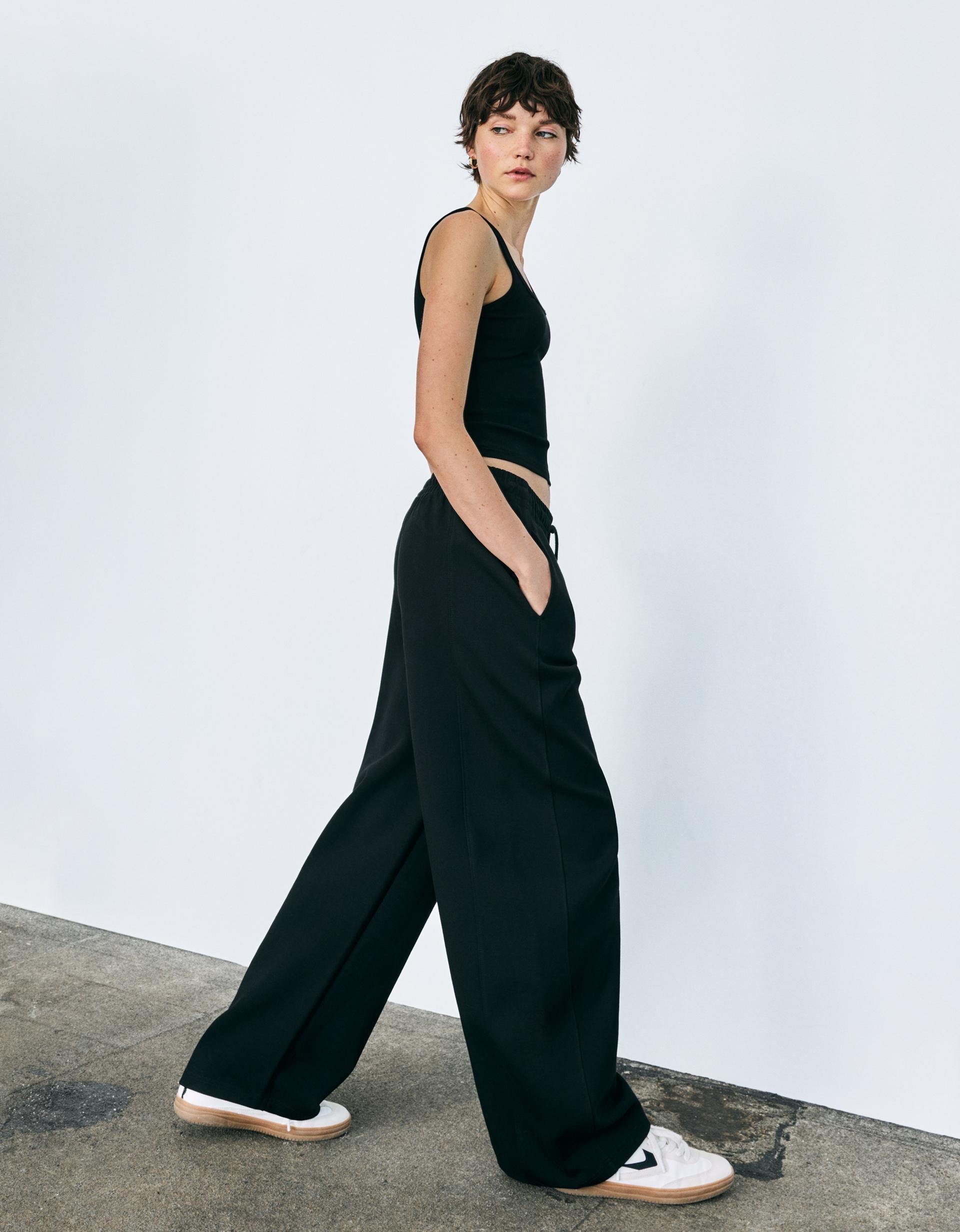 PANTALON BARREL MOLLETON