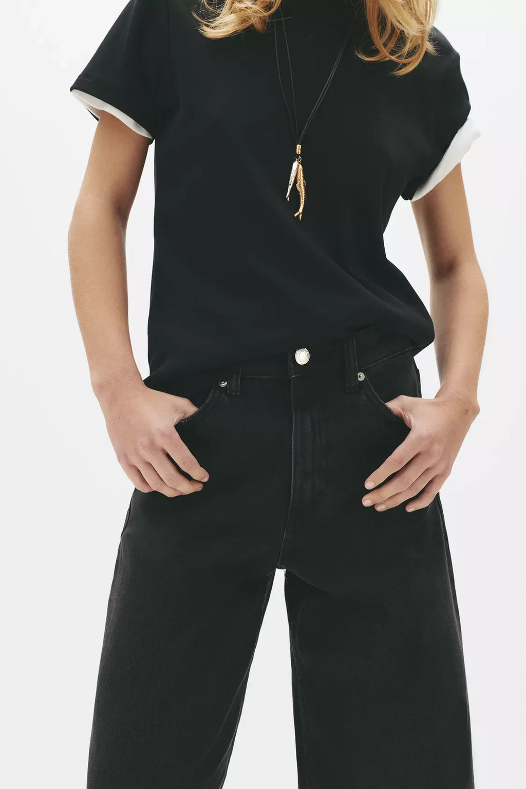 JEAN WIDE LEG TAILLE HAUTE