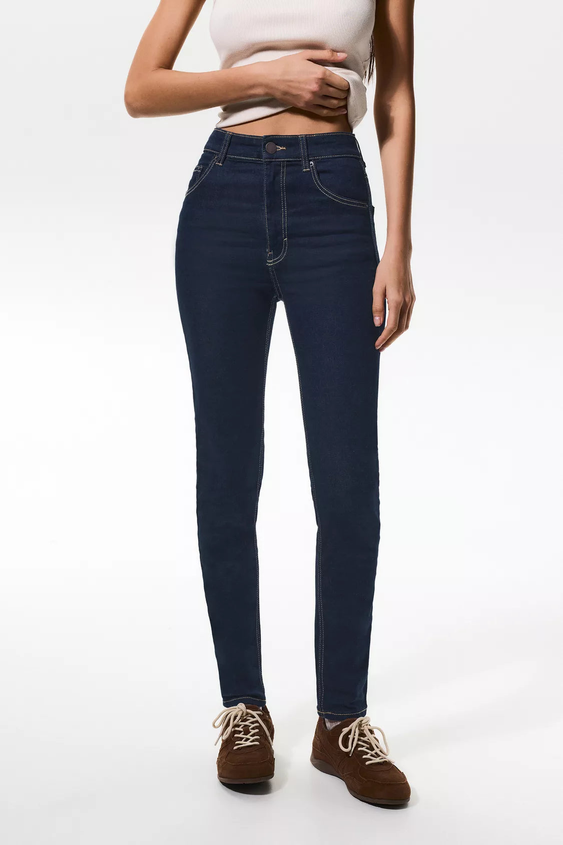 JEANS SKINNY TAILLE HAUTE