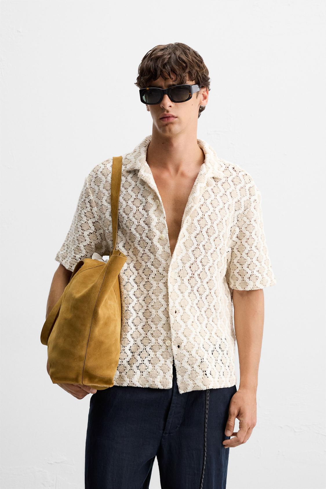 CHEMISE STRUCTURÉE CROCHET